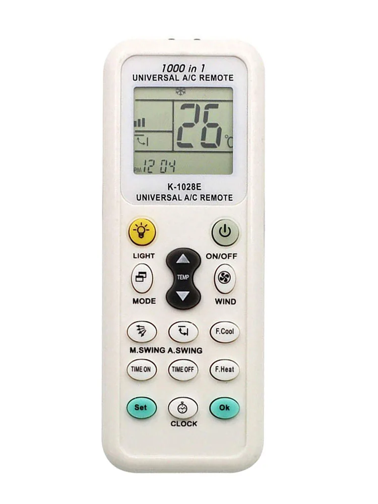 RM-818A  Universal Air Conditioner Remote Control with Large LCD Screen Multiple Functions Remote Co