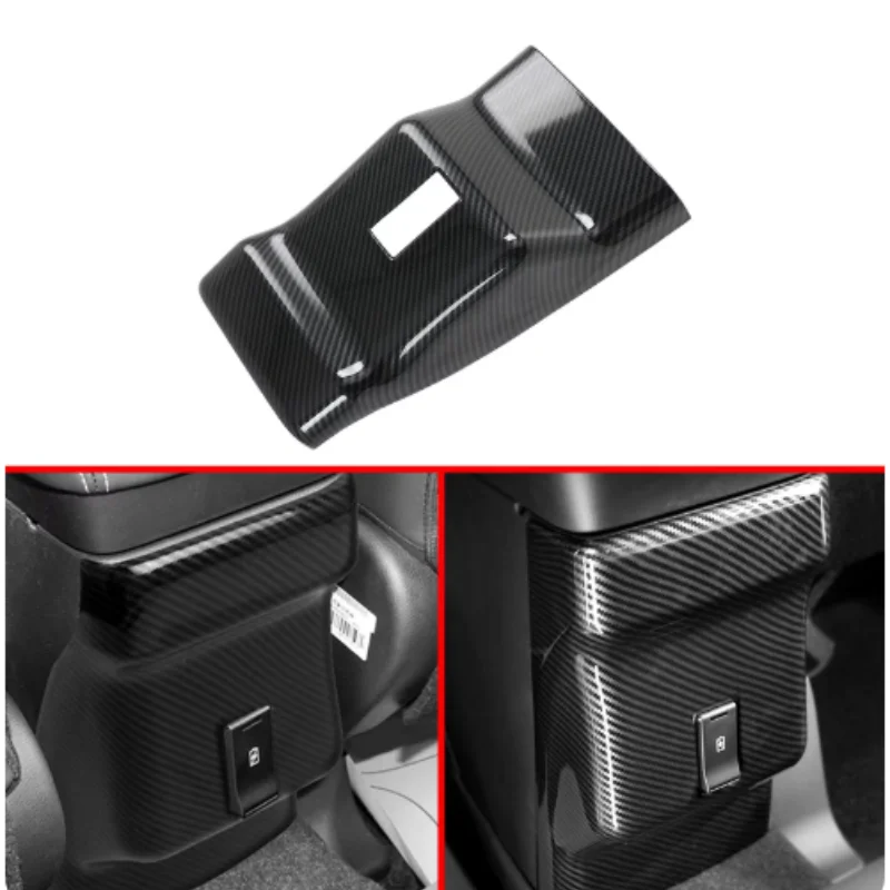 

For Mitsubishi ASX 2020-2023 2024 Car Armrest Rear Air Condition Vent Outlet Cover Trim Interior Accessories