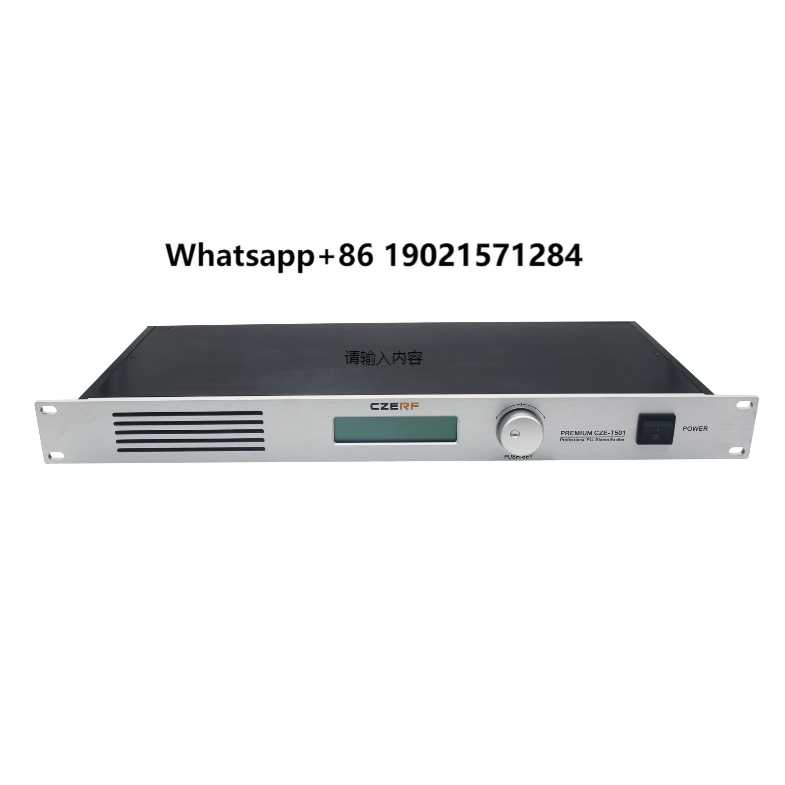 

CZE-T501 PLL 0-50W Adjustable FM Transmitter 87-108MHz for & Car Wireless Audio System