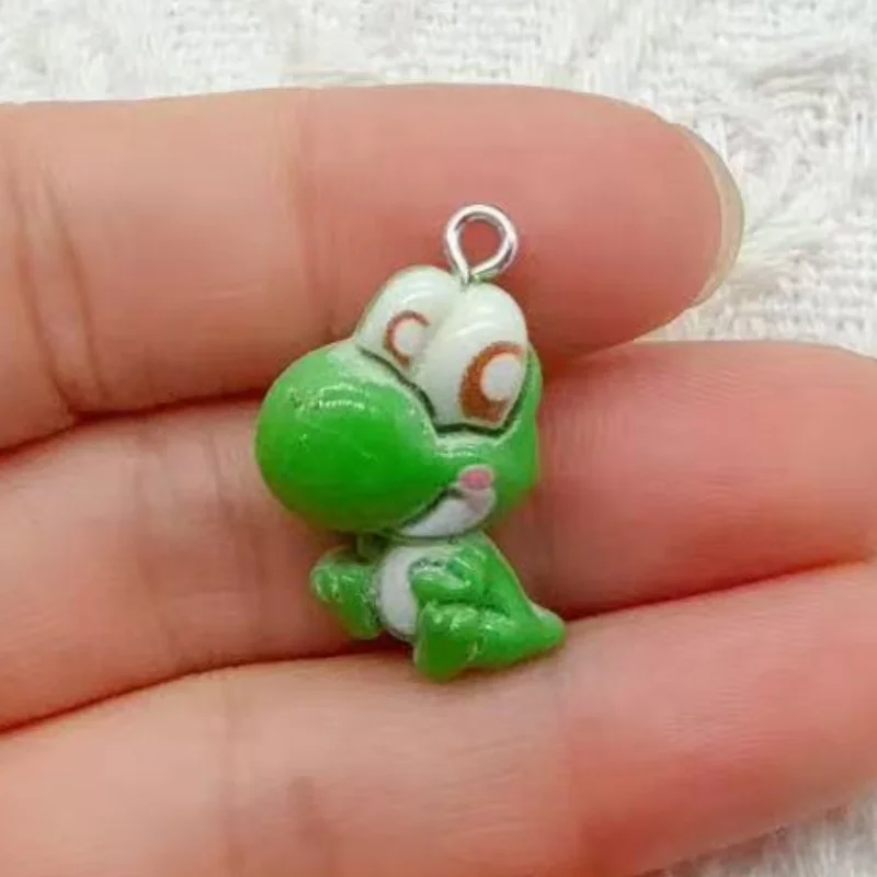10pcs resin cartoon pendant, DIY jewelry making earrings, keychain accessories view 4