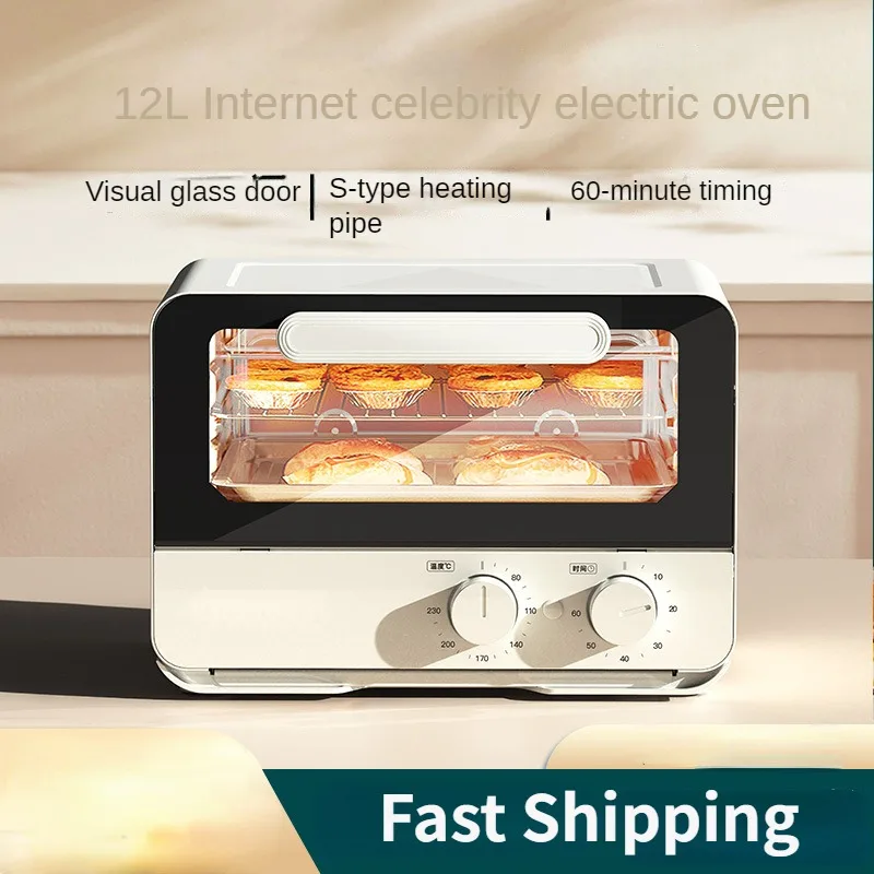 220V Household Electric Oven Kitchen Steaming and Baking All-in-one Machine Bread Pizza Cake Baking Machine