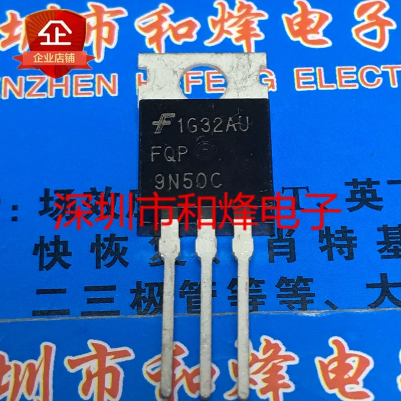 5PCS-10PCS FQP9N50C TO-220 9A 500V New And Original On Stock