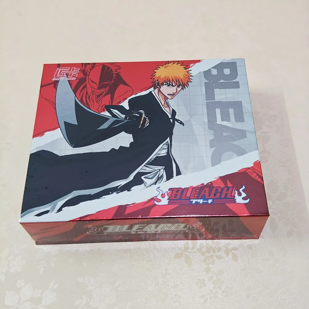 Juego completo de Cartas coleccionables de Bleach, colección Original de personajes de Anime, caja de Cartas de juegos, regalo de cumpleaños para