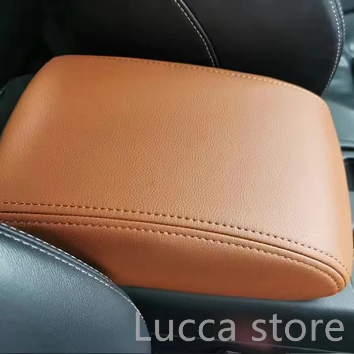 Für Audi A3 A4 A5 A6 A7 Q3 Q5 Zubehör Leder Wildleder Warp Zentrale Armlehne Box Schutz Abdeckung Armlehne Box Modifikation – Detail 6