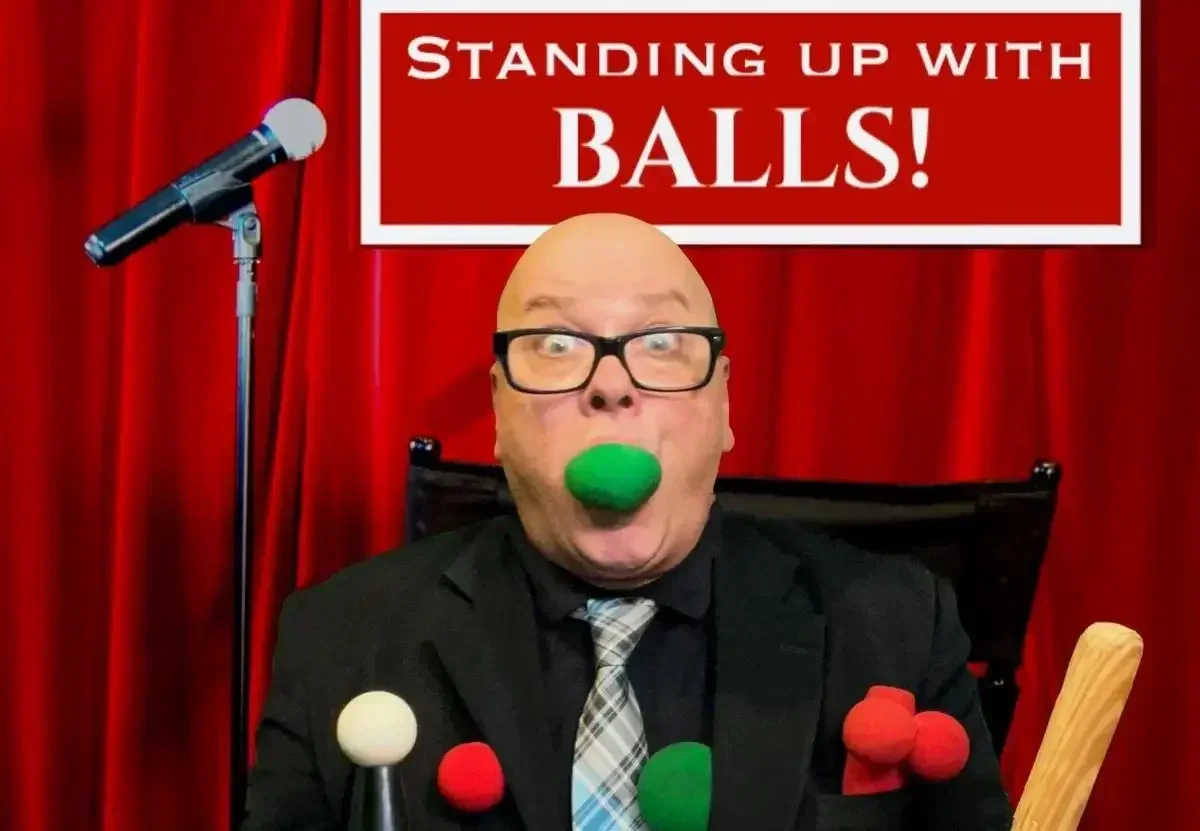 Standing Up on Stage with Balls by Scott -Magic tricks