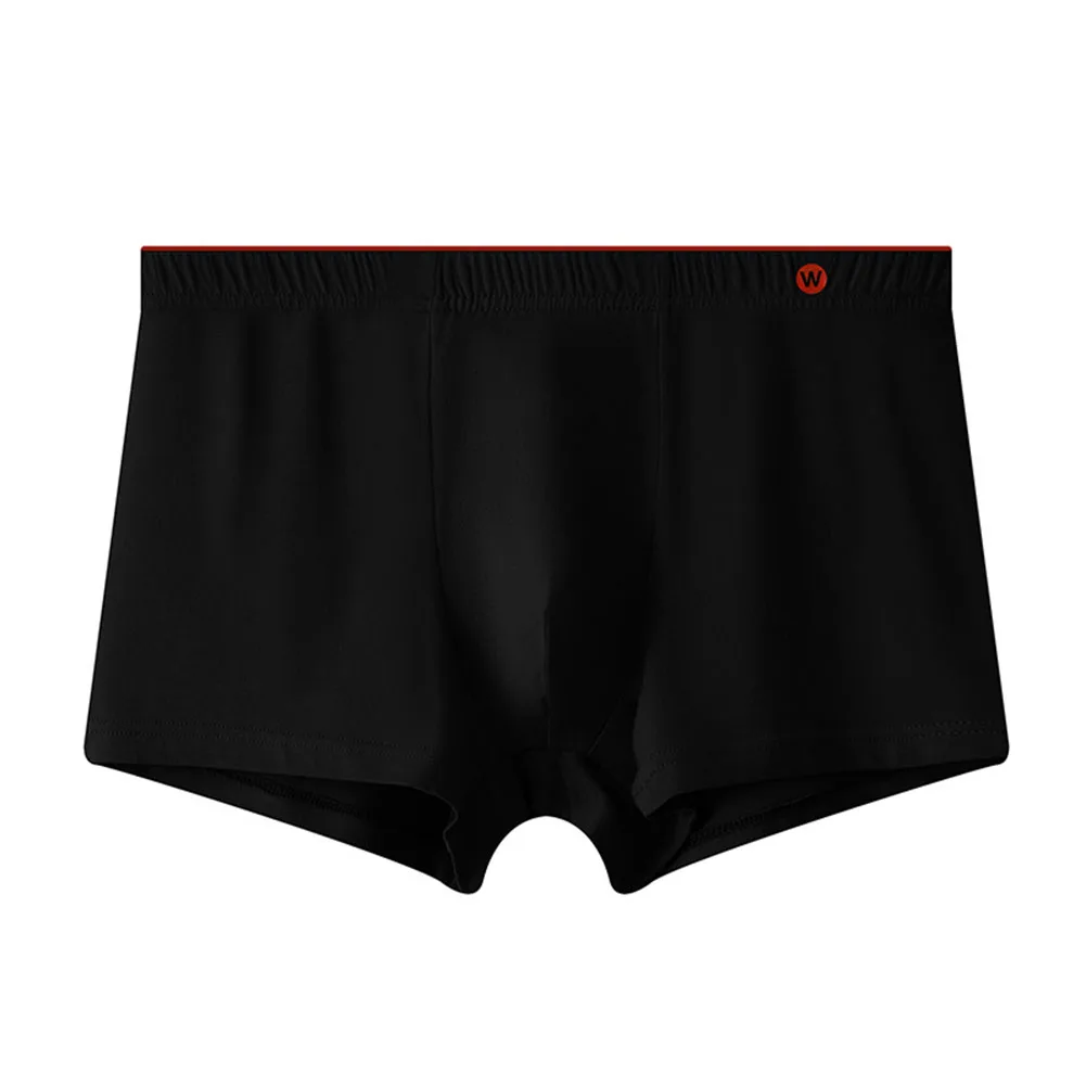 موجز القطن الأسود رمادي داكن أخضر L-3XL الوردي الأبيض الملابس الداخلية الربيع الصيف عطلة منتصف الخصر سراويل الحقيبة