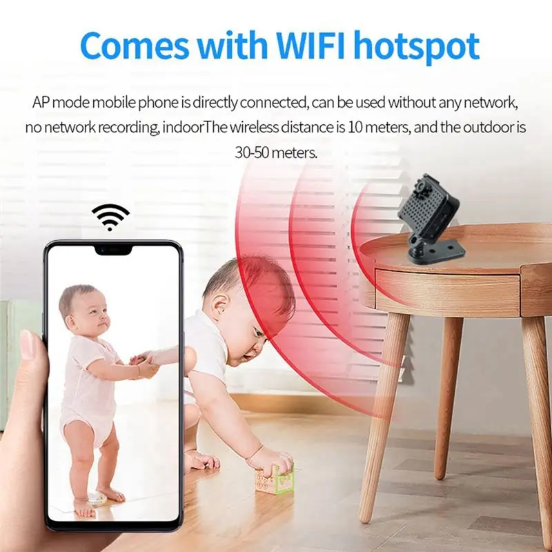 

Отличная мини-камера Wi-Fi W18, HD 1080P, домашняя беспроводная безопасность, IP-видеокамера, запись видео, камера движения без карты памяти