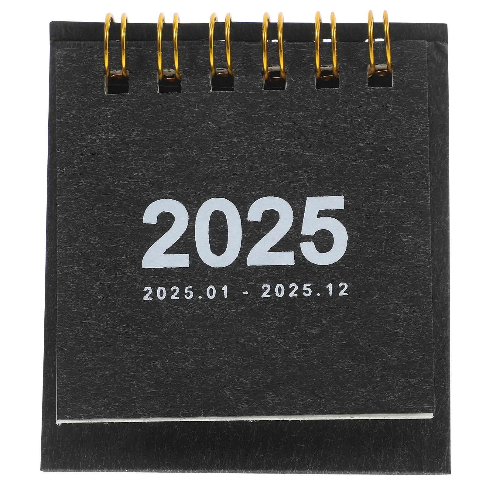 

Мини-настольный календарь 2025, небольшой стоячий флип-дизайн, прочная бумага, ежемесячный календарь в спиральном переплете для офисного стола, дома, школы