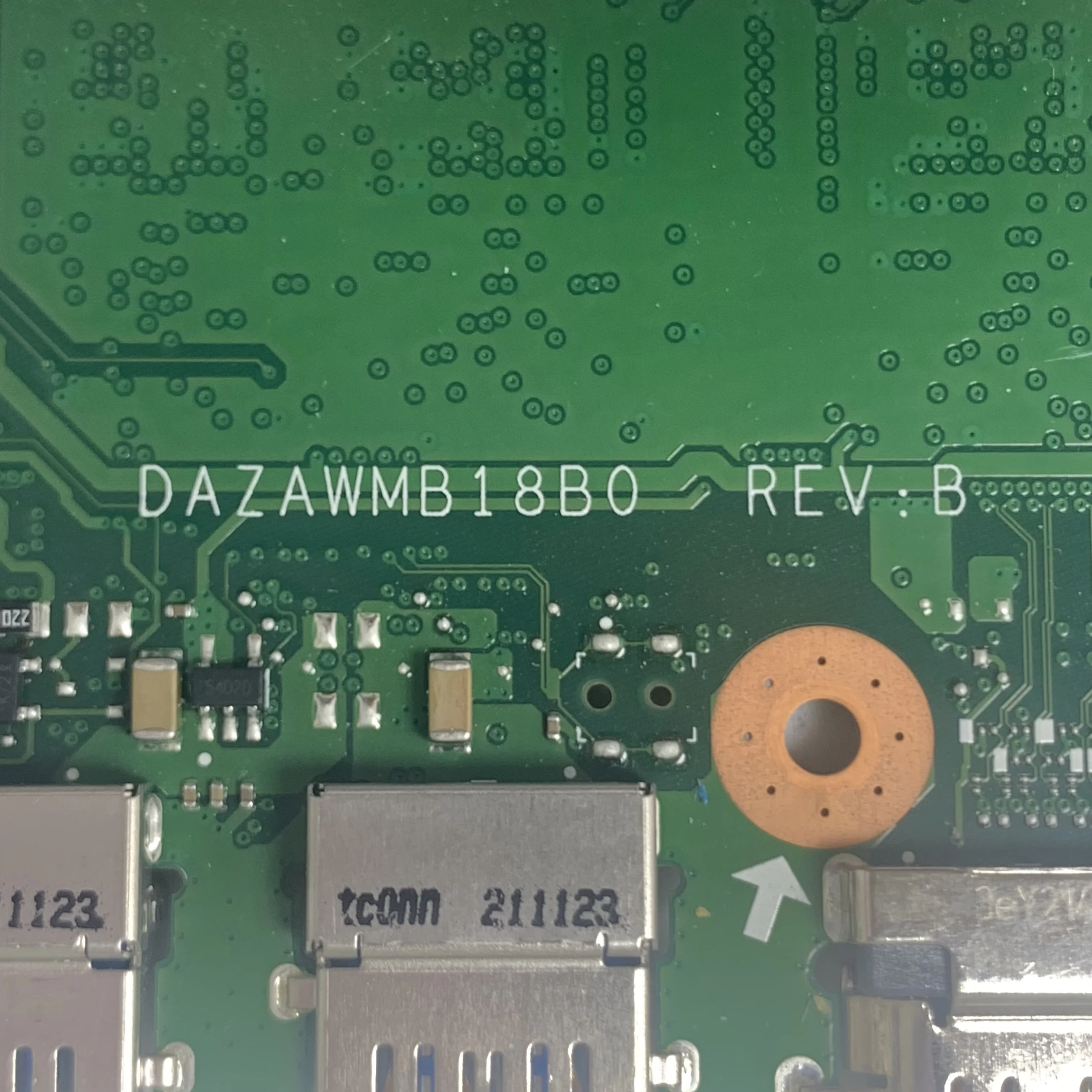 DAZAWMB18B0 Mainboard สําหรับ Acer A515-54 A515-54G แล็ปท็อปเมนบอร์ด SRGKY I5-10210U CPU 4GB 100% เต็มทดสอบดี NBHNA11002