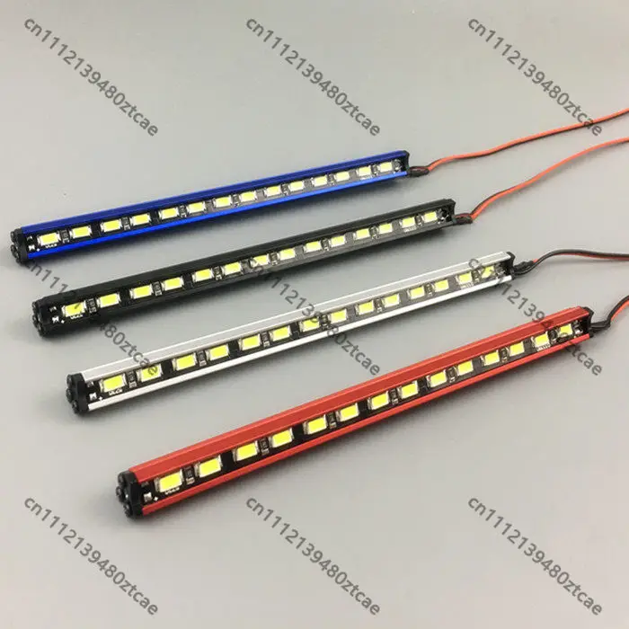 KYX Metal Shell LED Roof Light Bar 12V DIY Modified Lamp Frame Fit RC Crawler Simulation Off-Road Model Car