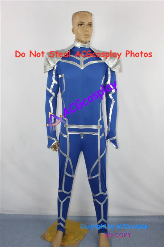 Fate Stay Night Lancer Cosplay Costume Jumpsuit acgcosplay Include Footwear