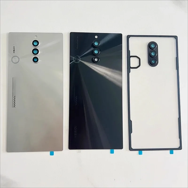 

Rear Housing For ZTE Nubia Red Magic 8S Pro NX729J 6.8" Glass Back Cover Repair Replace Phone Battery Case With Camera Lens