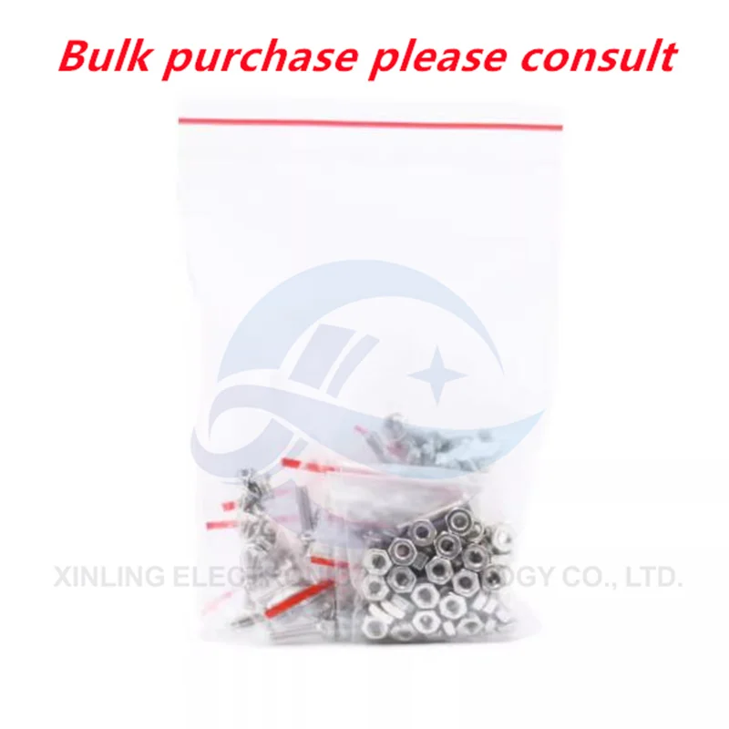 Commonly used M3 screw pack nuts 3*5 3*8 3*10 3*12 3*12 round head flat head screws