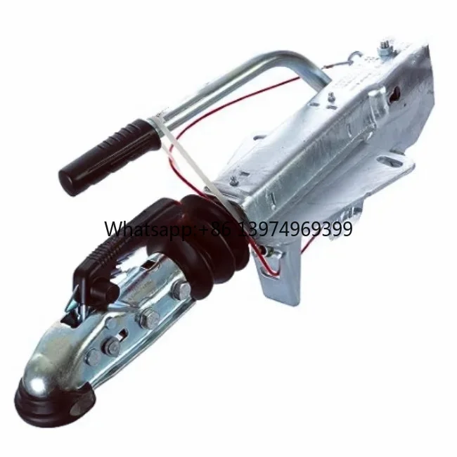 Override Braked Trailer Coupling European Trailer Coupler 1600KG Capacity Overrun Braked Trailer Hitch Coupling 50mm Ball