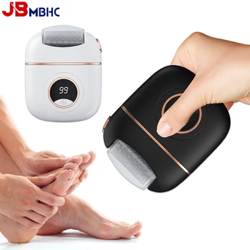 ماكينة سنفرة القدم الكهربائية تمزق الجلد المتقلب الجلد الميت للكعوب العناية بالقدم طحن أدوات باديكير إعادة شحن مزيل الكالس