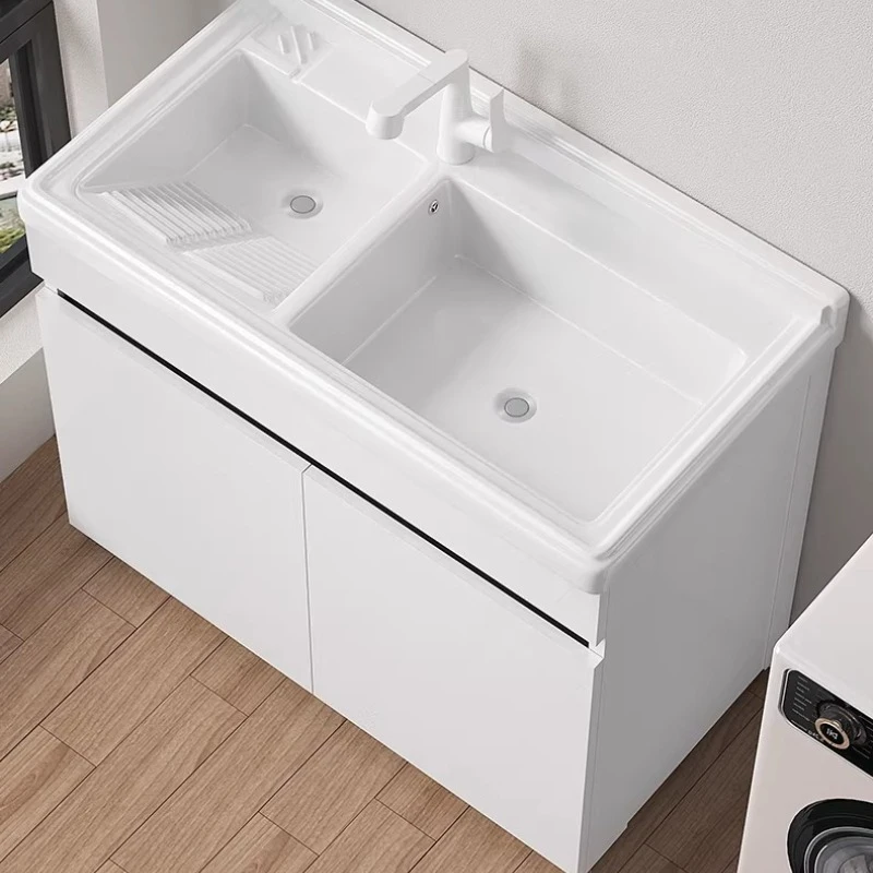 

Nordic Creative Cabinet Modern Minimalist Dining Room Ceramic Sink Cabinet Balcony Kitchen Furniture Muebles De Cocina