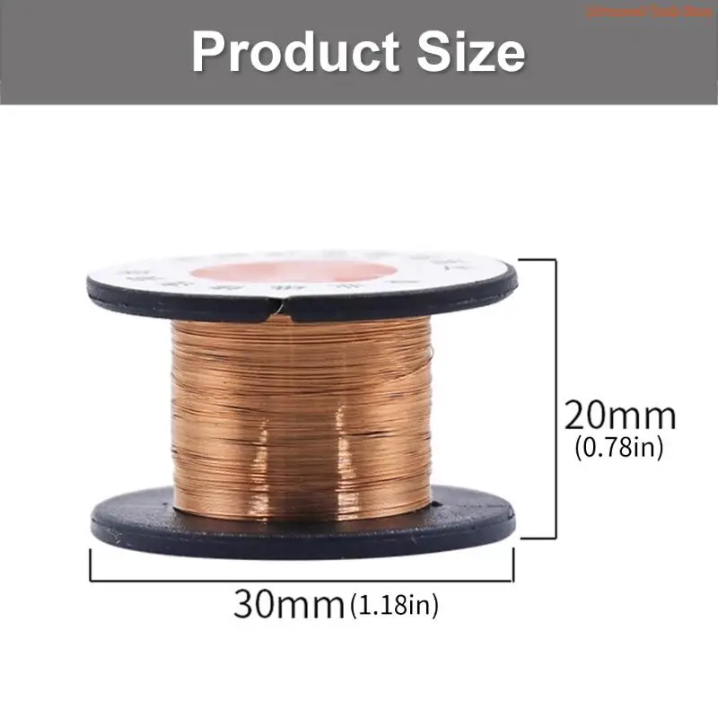 

0.1mm Silver Plated Copper Solder Wires Welding Soldering Cord Reel for Precisions Electronics Soldering Work W91B
