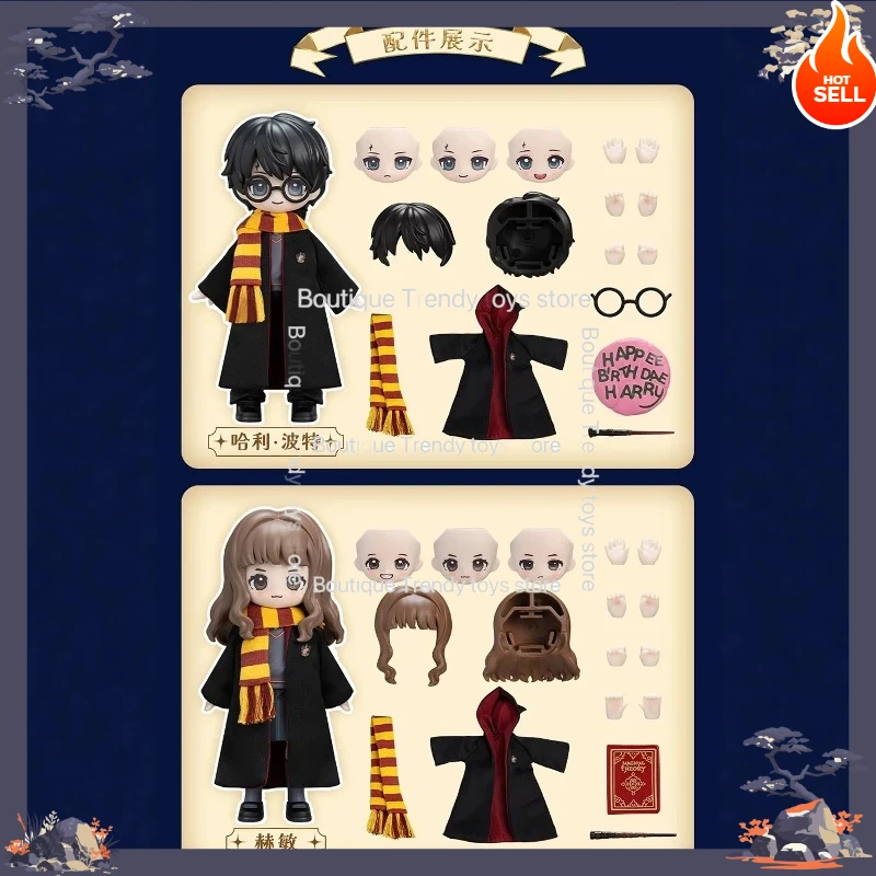 MINISO Harry Potter: Der Stein des Weisen Actionfiguren Blindbox Zauberwelt Sammlerfiguren Hermione Ron Modellspielzeug Geschenk