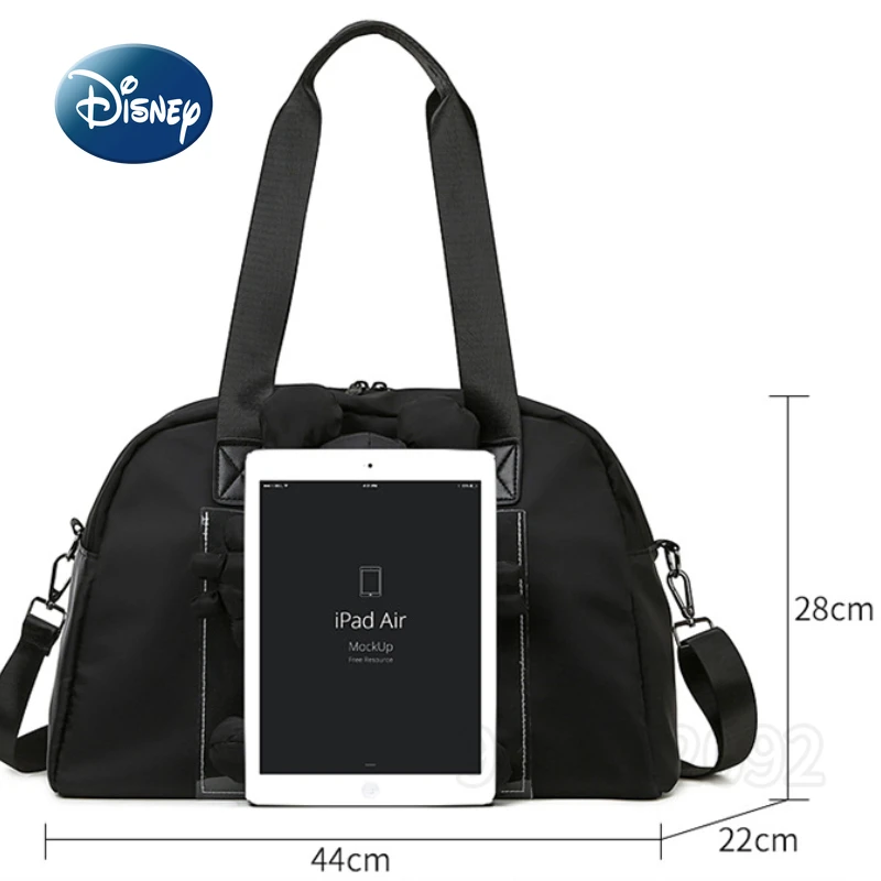 Disney Mickey New Portable Travel Bag Fashion Trend Cartoon Doll Large Capacity Lightweight Travel Bag Sports Fitness Yoga Bag