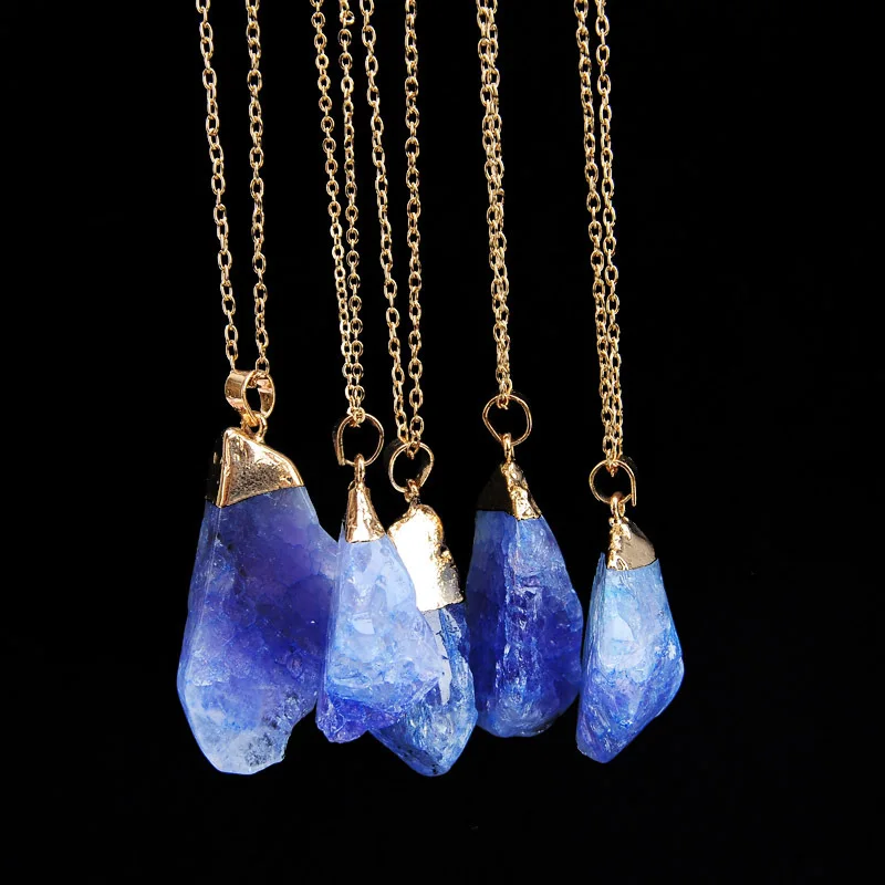 Onregelmatige Amethist Edelsteen Ketting Healing Crystal Chakra Steen Vrouwen Verjaardagscadeau Citrien Edelsteen Ketting Healing Crystal