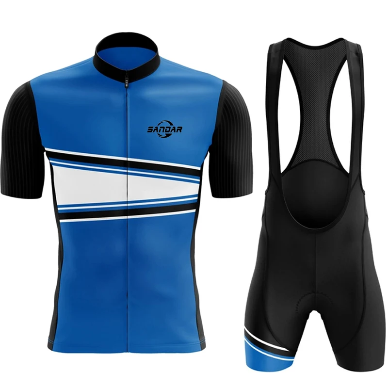 

New Men'S Summer Cycling Clothes For 2025- Breathable Quick Drying Cycling Shirt, 19D Cushion Cycling Pants, Cycling Equipment-2