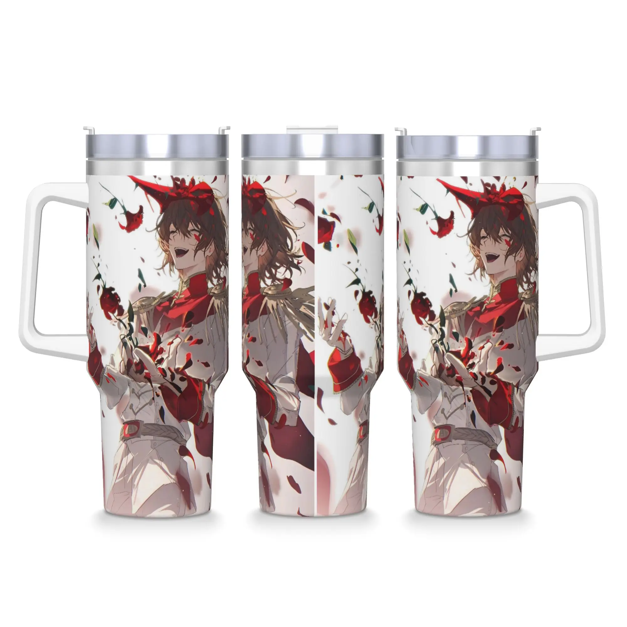 

Anime P-Persona 5 Stainless Steel Tumbler Travel Mugs Cup 40oz Thermal Cups Portable Hot Drinks Milk Tea Water Bottle
