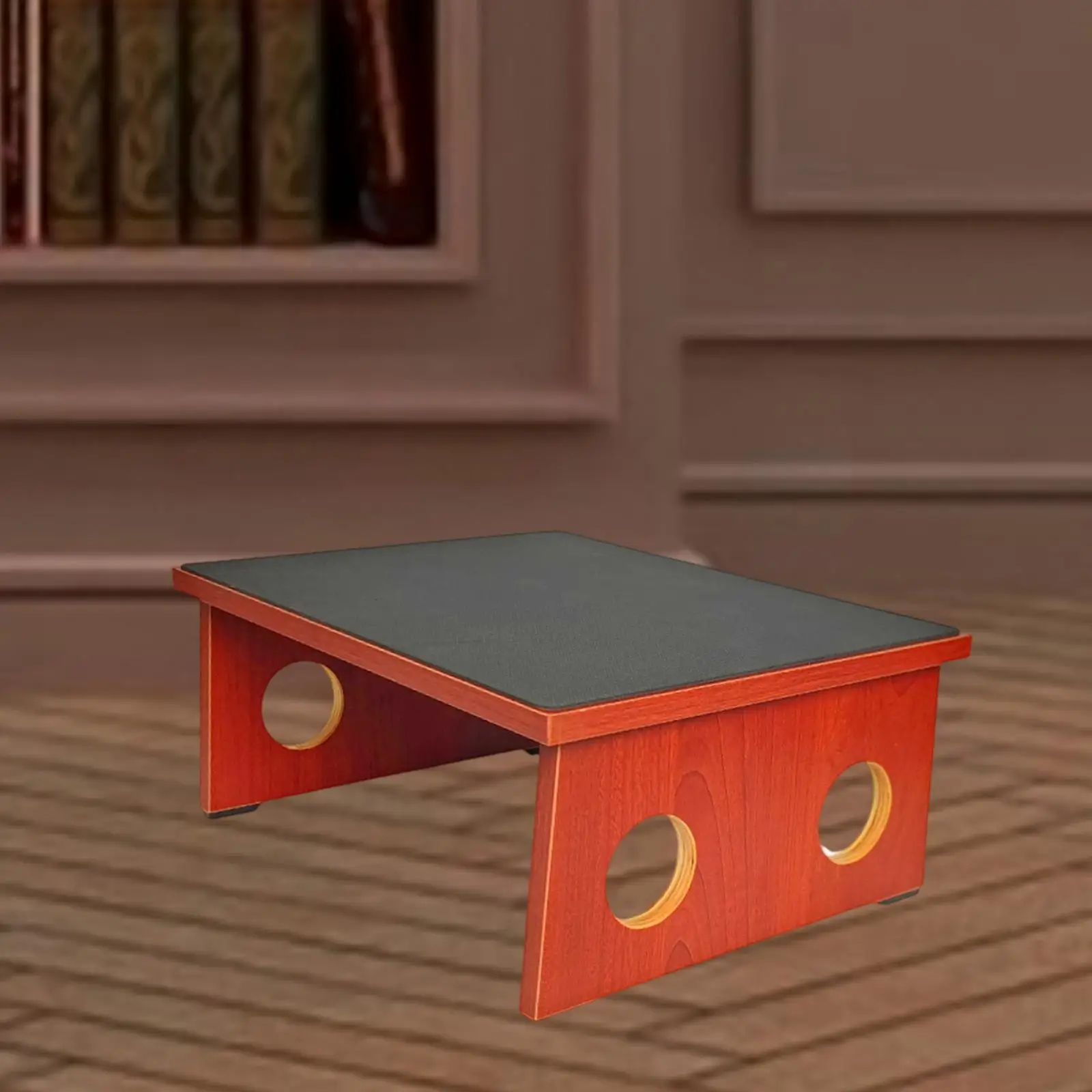 

Foot Rest Stool Foldable with Non Slip Feet Bed Step Foldable Step Stool for Home Indoor Living Room Bedroom Bedside Elderly