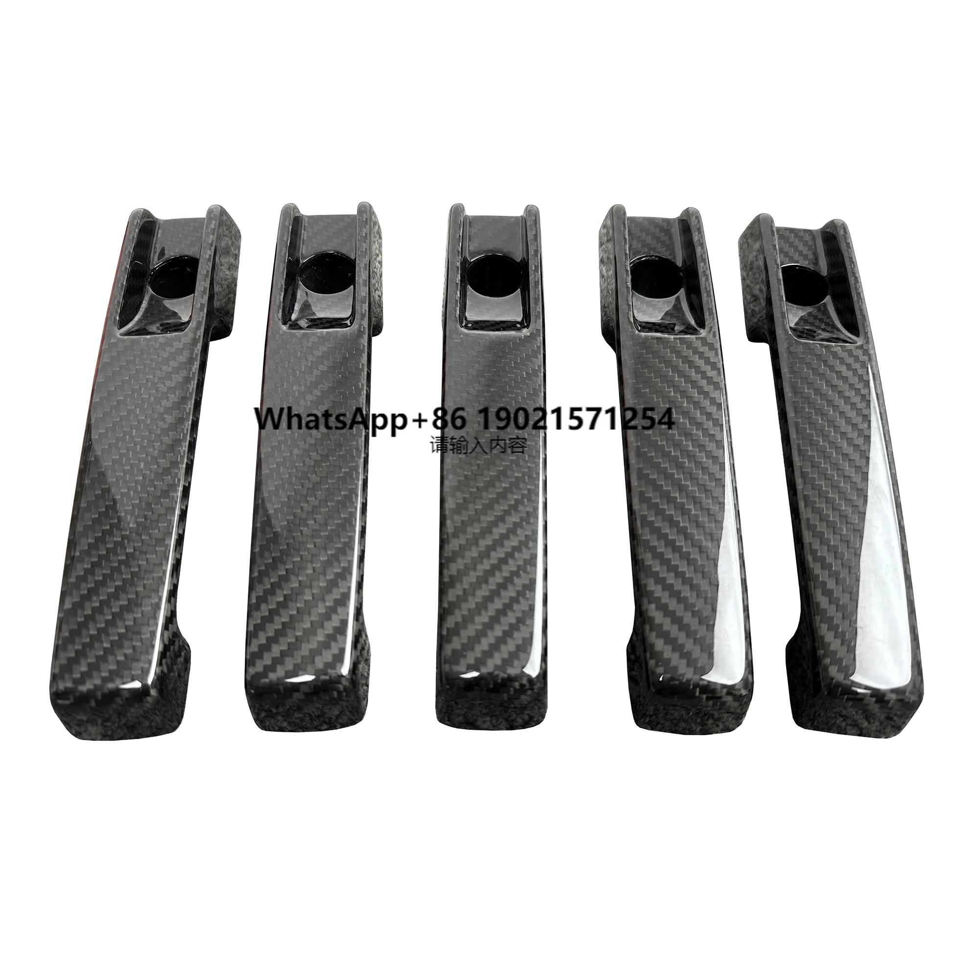 

Dry Carbon Fiber Side Trims Door Handle Replacement for Mercedes Benz G-Class W464 G500 G350 G63 2019-2024