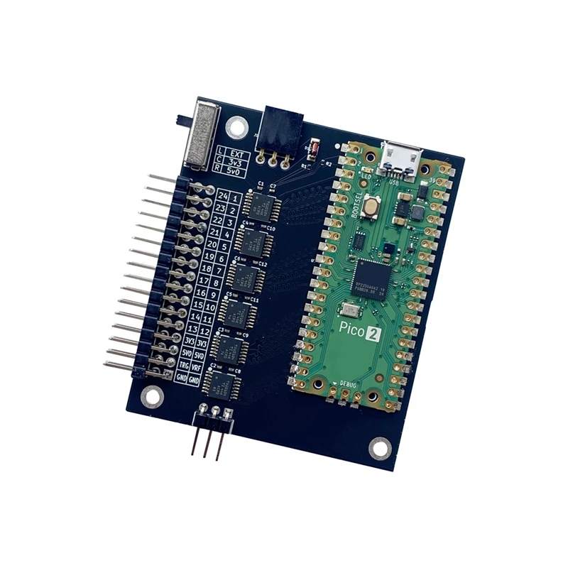 AA08I 로직 분석기 V6.0 RP2350 Pico 2 400MHz 24 채널 로직 분석기 소프트웨어는 Windows, OSX 및 Linux에서 사용할 수 있습니다.