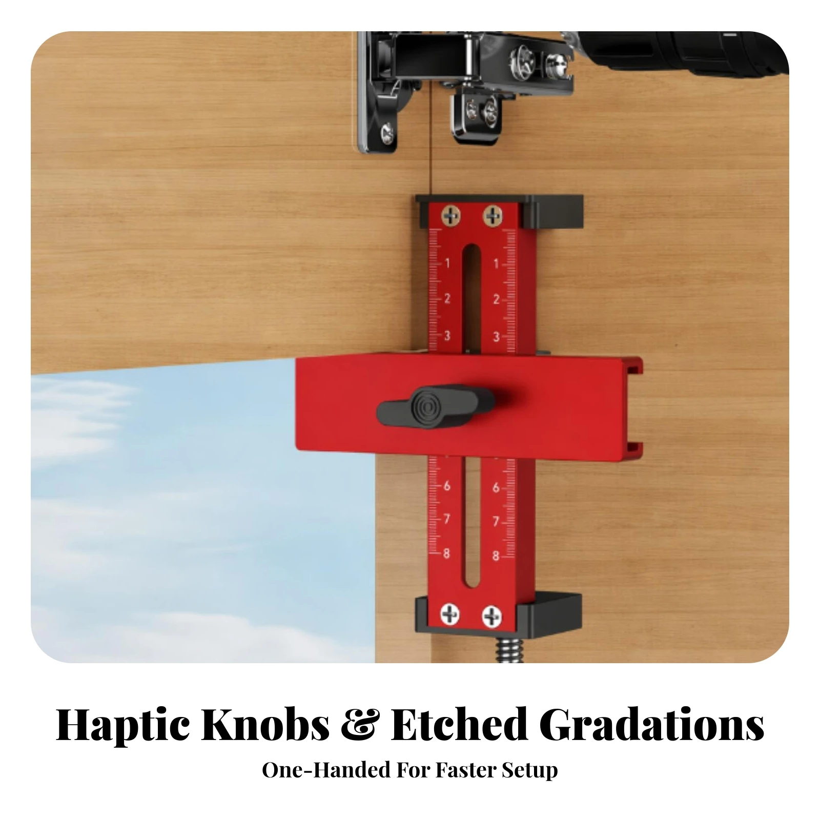 Cabinet Door Installation Jig Accurate Cabinet Door Mounting Jig Quick-Adjust Versatile for Woodworkers, Woodworking