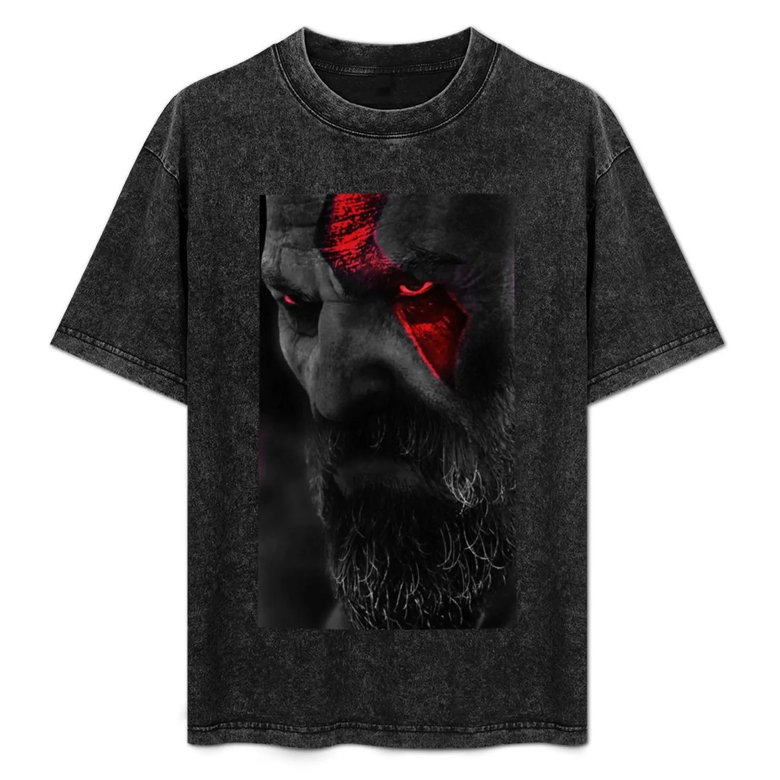 Kratos T-Shirt summer tops for a boy anime clothes oversized t shirts for men