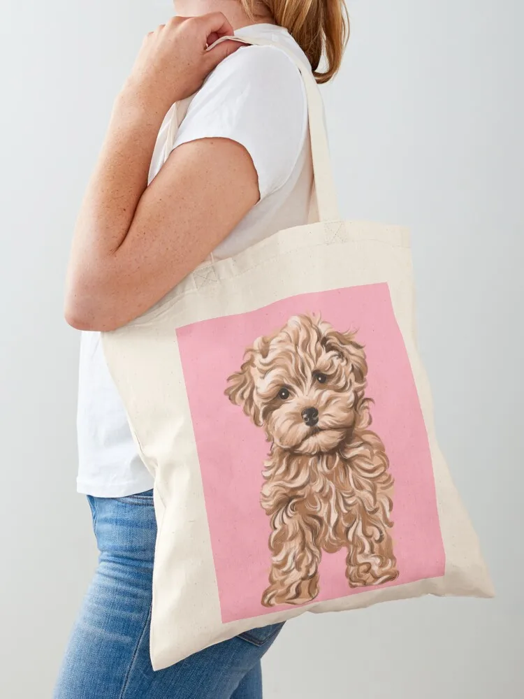 

My little maltipoo Tote Bag shopping bags foldable Shopper canvas bags Shopper bag