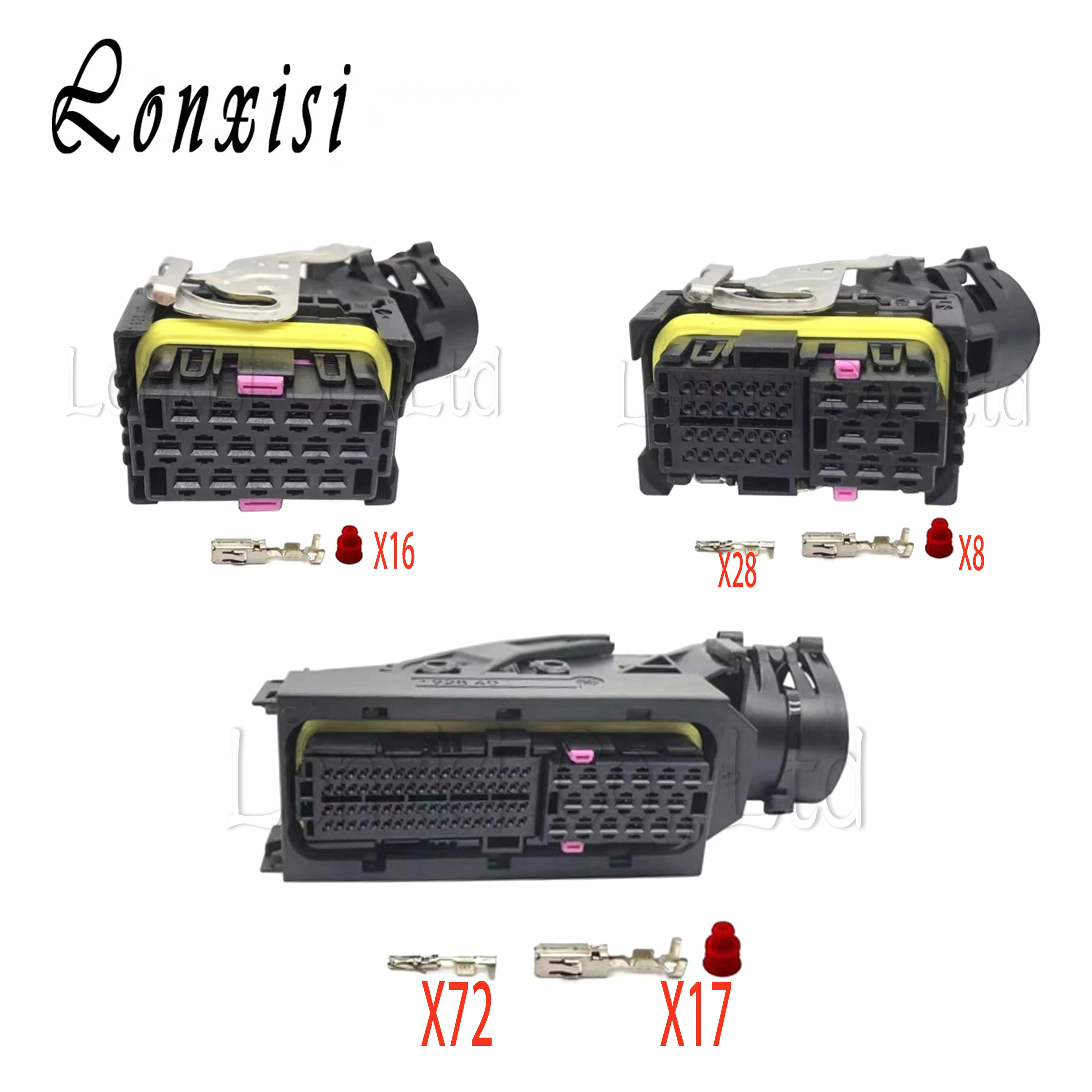 16 36 89 Pin EDC7 Common Rail ECU Connector Auto PC Board Socket Weichai Engine Transmission Plug 1928404195 4199 4201 504122542