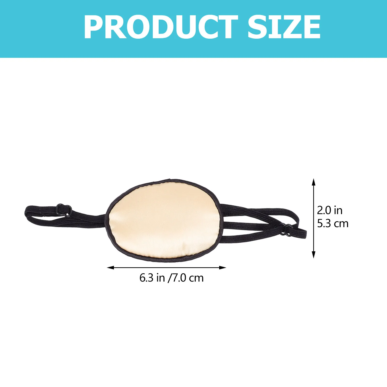 2pcs Silk Eye Mask Adjustable For Strabismus Amblyopia Adults Reusable Soft Patch Eye Cover Correction Tool Post-Surgery