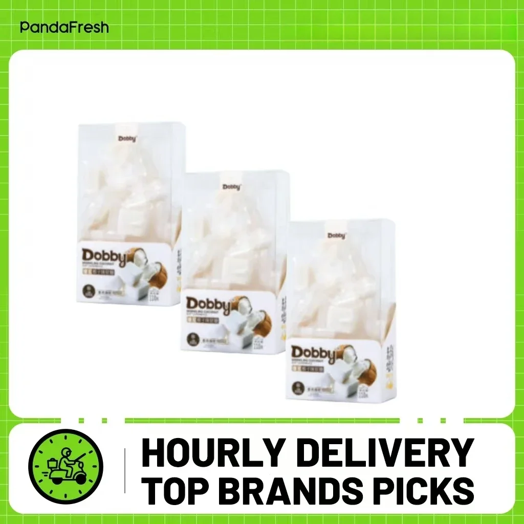 DOBBY Caramelo Suave (Sabor Coco) 110g*3