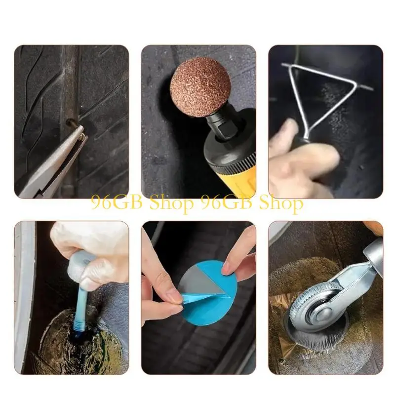 

96 ГБ инструменты для ремонта автомобильных шин, металлические для шлифовальной головки, грубый инструмент для полировки шин