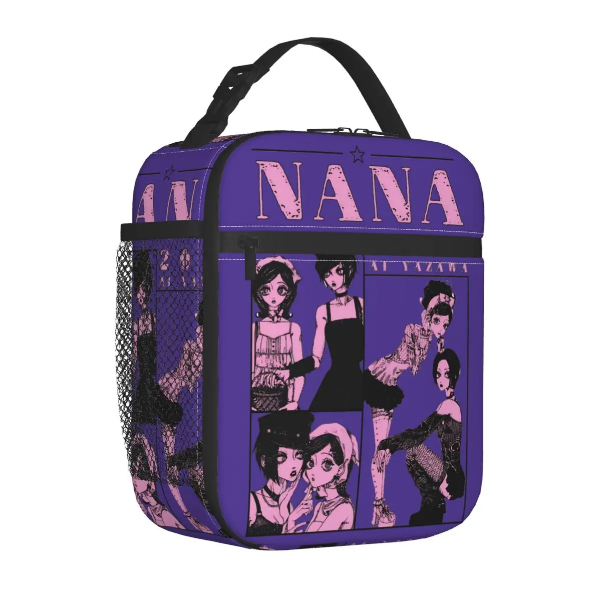 Nana Hachi Insulated Lunch Bags Cooler Bag  Meal Container Anime Large Tote Lunch Box Girl Boy Office Picnic
