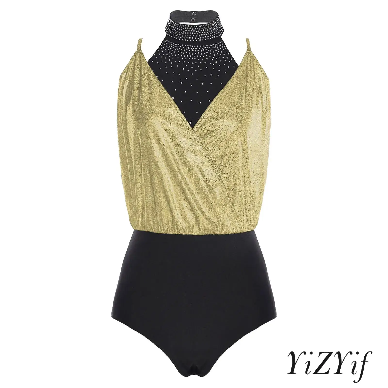 

Womens Elegant Latin Ballet Dance Outfit Contemporary Gymnastics Rumba Leotard Stage Ballroom Dance Bodysuit Lyrical Dancewear