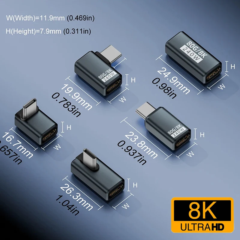 USB4 4.0 90 Degree …