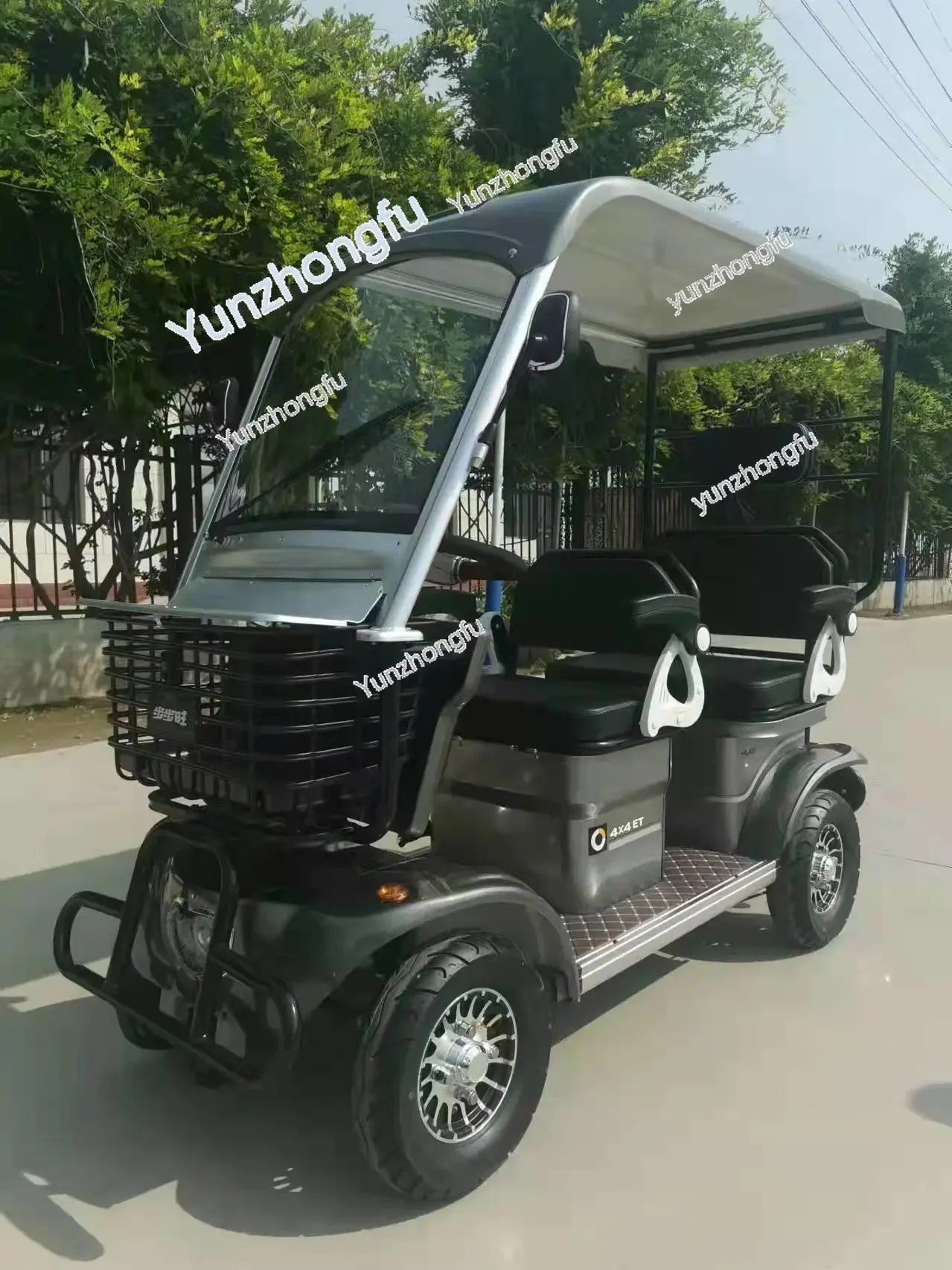 Electric Quadricycle Small Elderly Age Step   Home Use and Commercial  Passenger Carrying