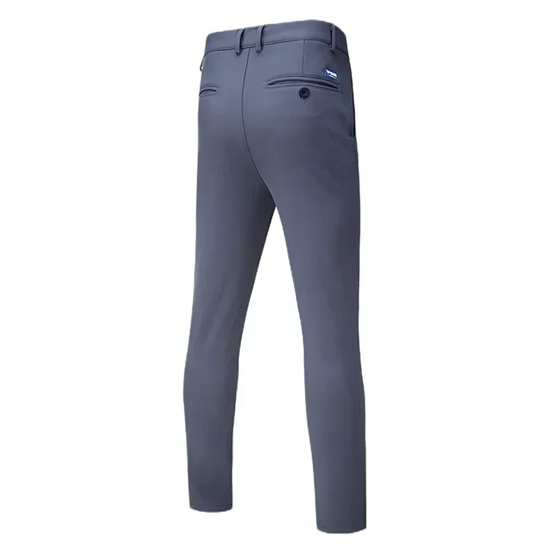 Pgm Golf Pants Men'S Plus Velvet Autumn Winter Golf Ball Pants Men Waterproof Rain Snow Keep Warm Trousers Elastic Sport Pants