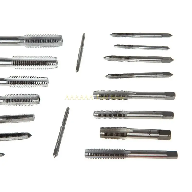

A2BE 40 Pcs Metric Tap Die Set Hand Threading Tool Alloy Steel Screw Thread Bit