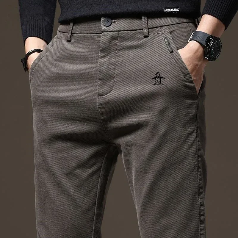 Spring Autumn Golf Wear Men 2025 Authentic Golf Pants Fashion Elastic Force Casual Pants Korean Golf Clothing Men New Pants