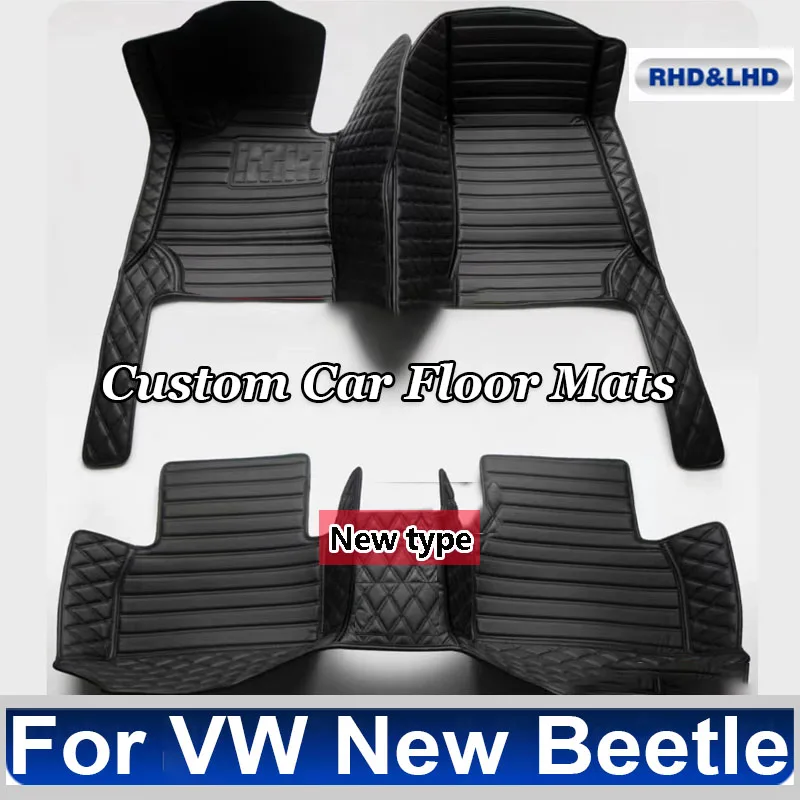 Car Floor Mat For Volkswagen New Beetle 1998~2011 Waterproof Tapetes Para Automovil Car Mats Floor Tapis Voiture Car Accessories