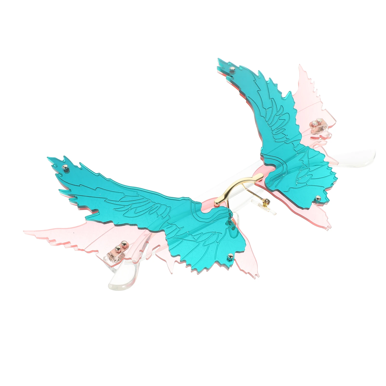 

Sunglasses Props Funny Cool Festival Wing Shape Fashion Trendy Party for Adults Joke