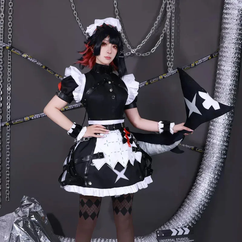 

Костюм Ellen Joe для косплея Zenless Zone Zero, униформа, парик, аниме, костюмы для вечеринки на Хэллоуин, маскарад, женские игры