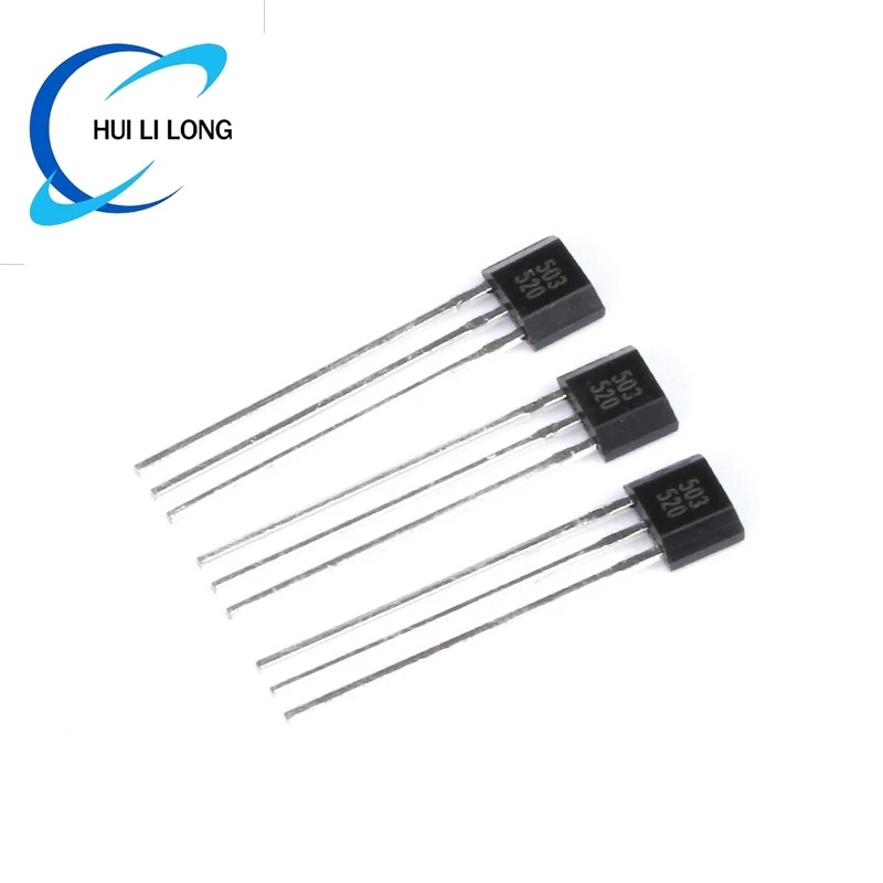 100 uds/5 uds AH3503 3503 TO-92UA carcasa Sensor de efecto Hall lineal Motor del Sensor TO-92