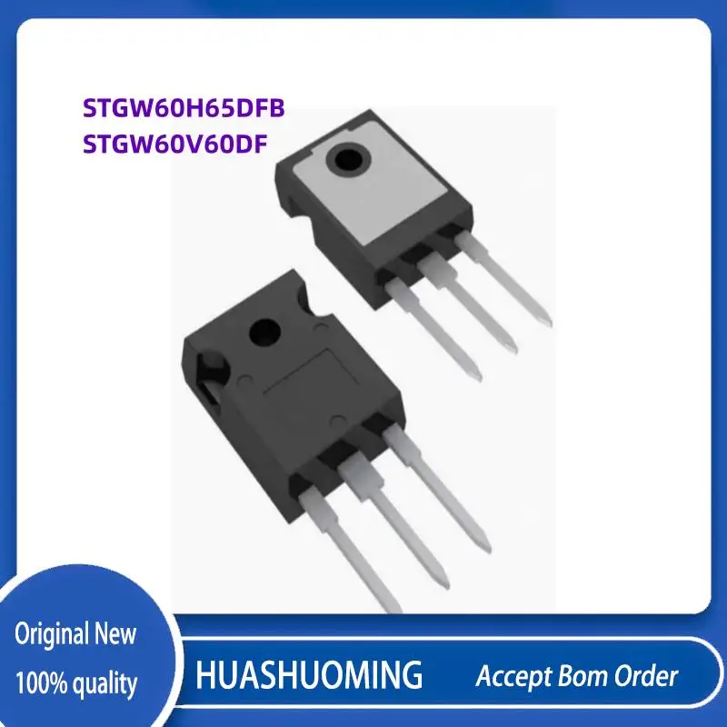 5Pcs/Lot New GW60H65DFB  GW60H65 STGW60H65DFB STGW60H65 GW60V60DF GW60V60   STGW60V60DF STGW60 TO-247