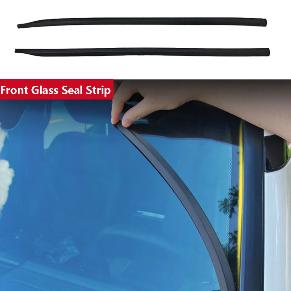 

2 шт. передняя стеклянная уплотнительная лента для Toyota Land Cruiser Prado LC250 2024-2025, шумоизоляционная полоса на стойке А, автомобильные аксессуары