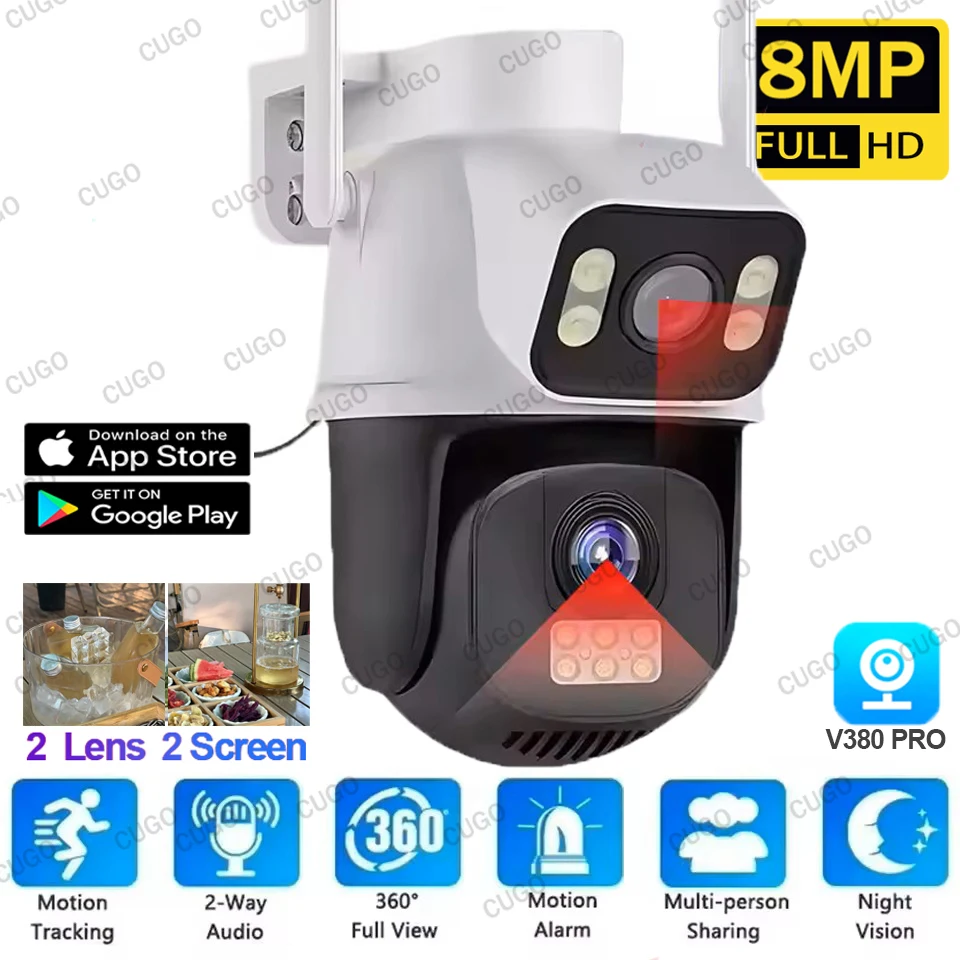 4K 8MP Wifi Surveil…